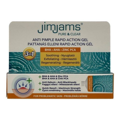 Jimjams pure clear pattanás elleni gél