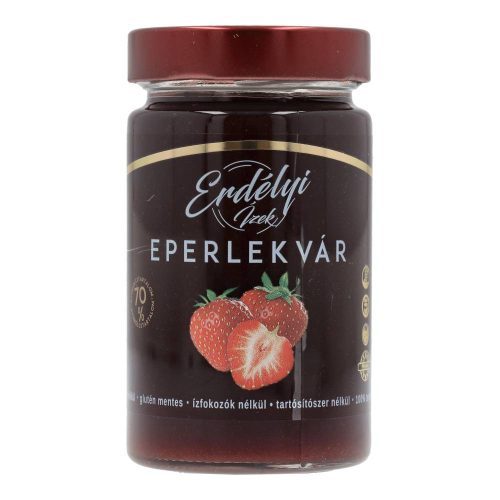 Erdélyi ízek eperlekvár gluténmentes 370g