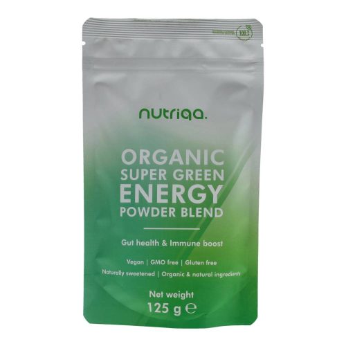 Nutriqa zöld eneriga smoothie bio vegán