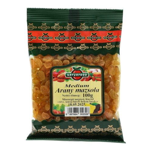 Naturfood medium arany mazsola 100g