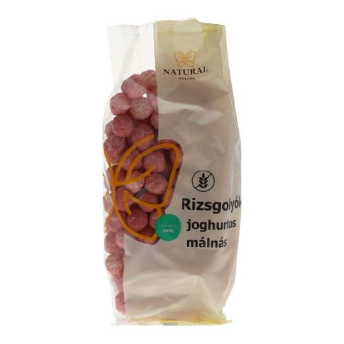 Natural rizsgolyók joghurt-málna