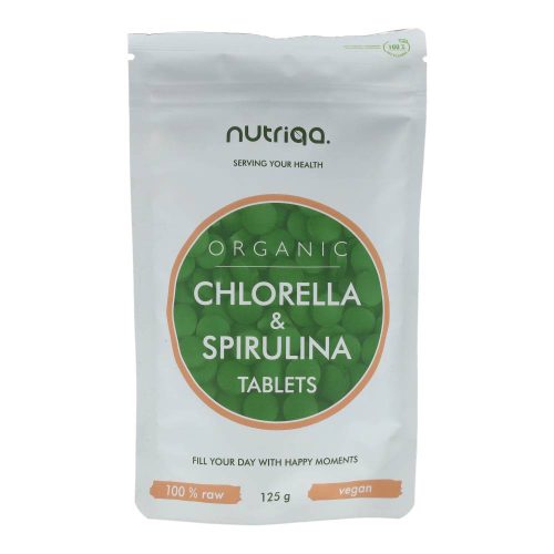 Nutriqa chlorella spirulina tabl. 125g