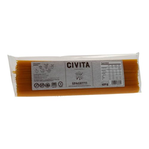 Civita kukorica spagetti tészta 450g gm