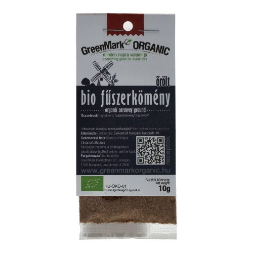 Greenmark bio fűszerkömény őrölt 10g