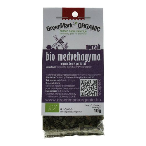 Greenmark bio medvehagyma morzsolt 10g