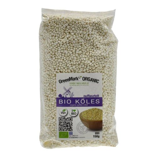 Greenmark bio köles puffasztott 150g