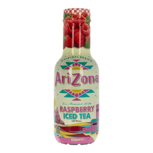 Arizona fekete tea málna 450ml 