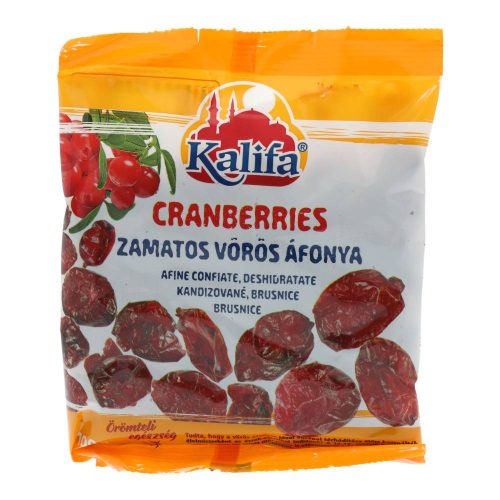 Kalifa vörösáfonya aszalt cukrozott 100g