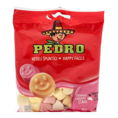 Pedro gumicukor happy faces 80g