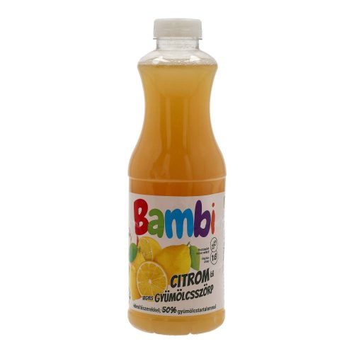 Bambi light gyüm.szörp citrom 1000ml 