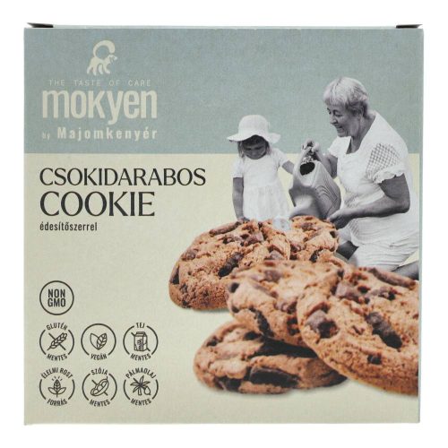 Mokyen keksz csokidarab hozzáadott cukor nélkül 50g