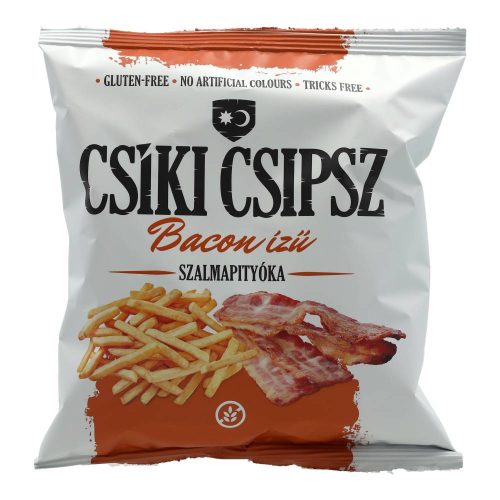 Csíki csipsz szalmapityóka baconös