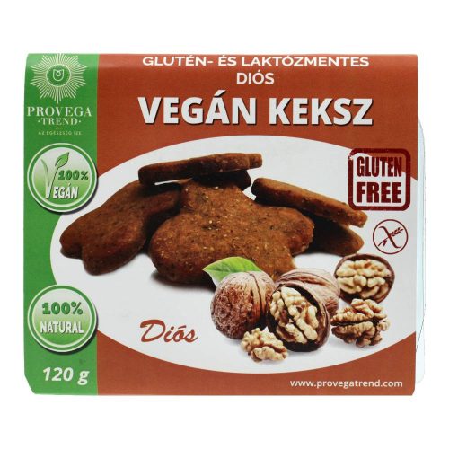 Provega keksz diós gluténmentes vegán 120g 50n