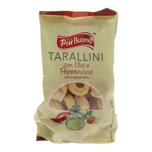 PIU BUONO TARALLINI CHILI 250G