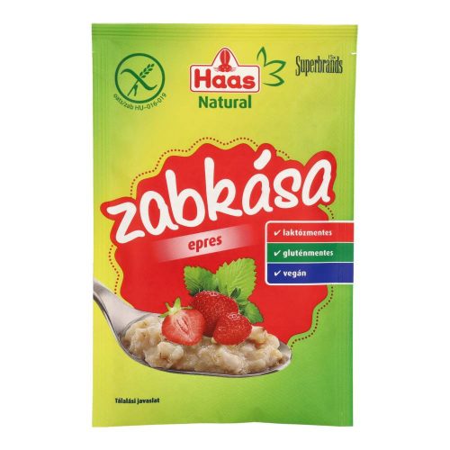 Haas natural epres zabkása gluténmentes vegán