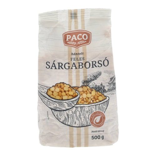 Paco sárgaborsó hántolt feles 500g