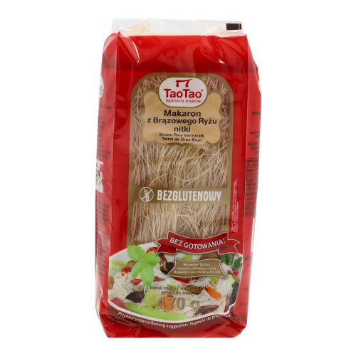 Tao tao barna rizstészta cérnam. Gluténmentes 170g