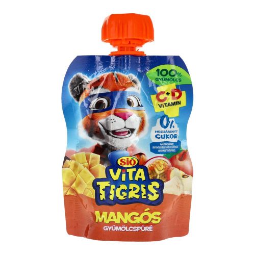 Sió vitatigris gyüm.püré mangó 100% 90g