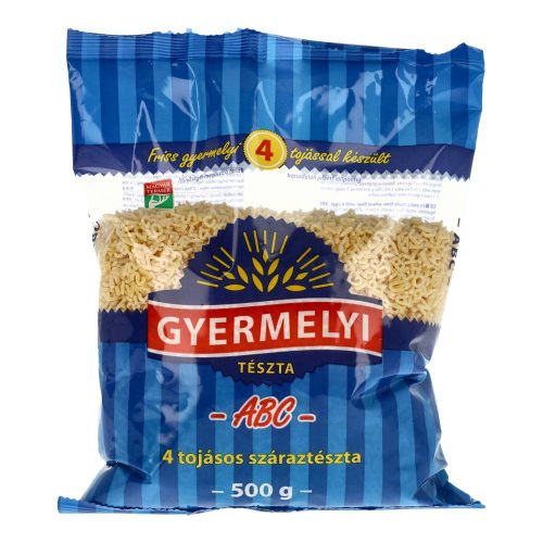 Gyermelyi tészta  abc 4 tojás 500g