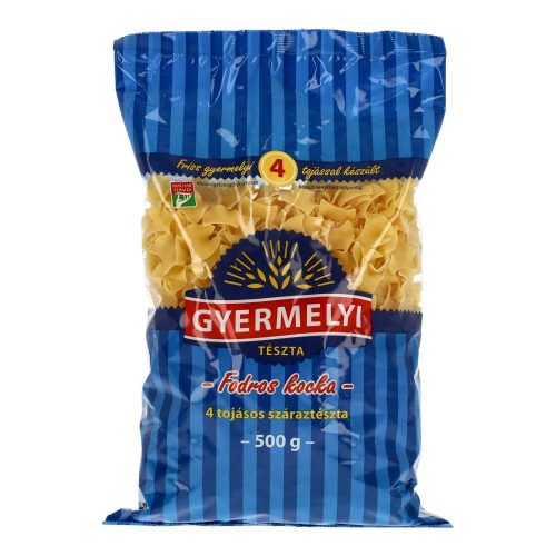 Gyermelyi tészta fodros kocka 500g