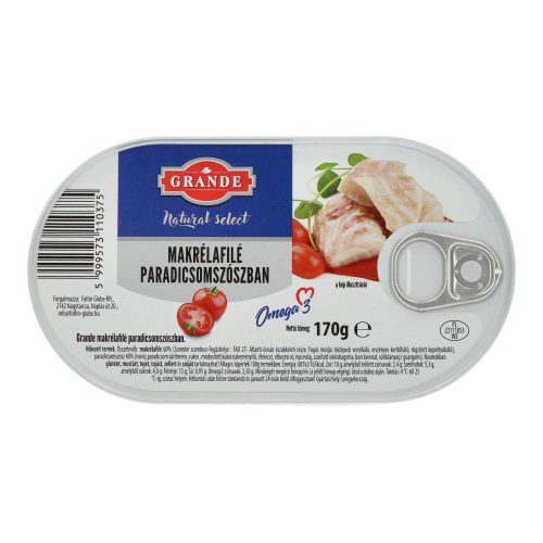 Grande paradicsomos makrélafilé 170g