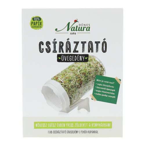 Natura csíráztató üvegedény fehér