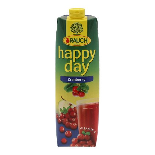 Rauch happy day vörösáfonya 30% 1000ml