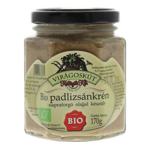 Virágoskút bio padlizsánkrém 170g