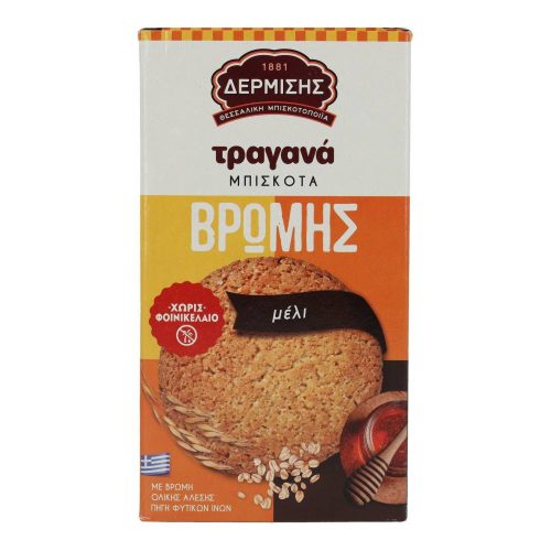 Dermisis ropogós zabkeksz mézzel 180g