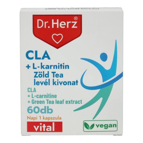 Dr. Herz cla l-karnitin zöld tea kiv 60 db