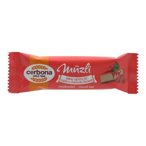 Cerbona müzliszelet málnás sajttorta 20g