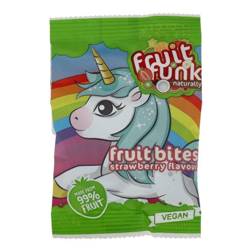 Fruitfunk gyümölcssnack eper unikor. 16g