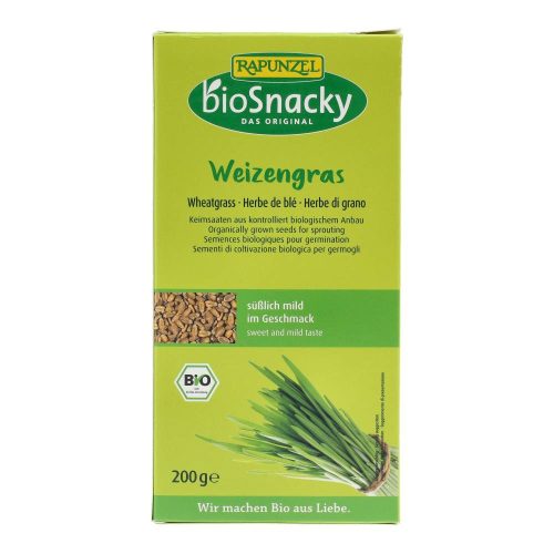 Rapunzel biosnacky búzafű csíramag