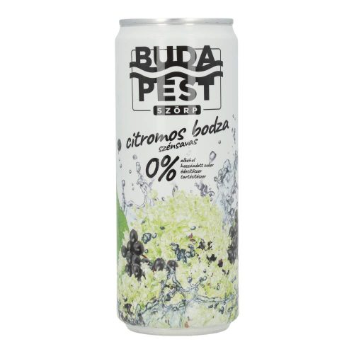 Bp. Szörp citrom-bodza 330ml hozzáadott cukor nélkül 