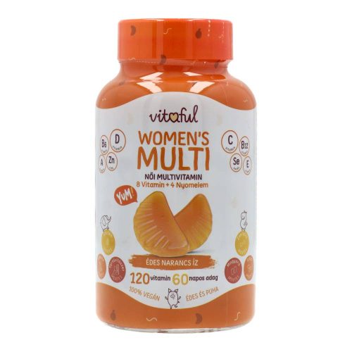 Vitaful vegán gumivit. Női multi. 120 db