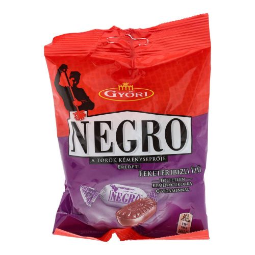 Negro cukorka feketeribizli 79g