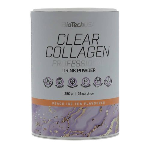 BioTechUSA Clear Collagen Professional 350g, barackos ice tea italpor
