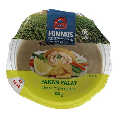 Fanan hummusz citrom 100g 30n