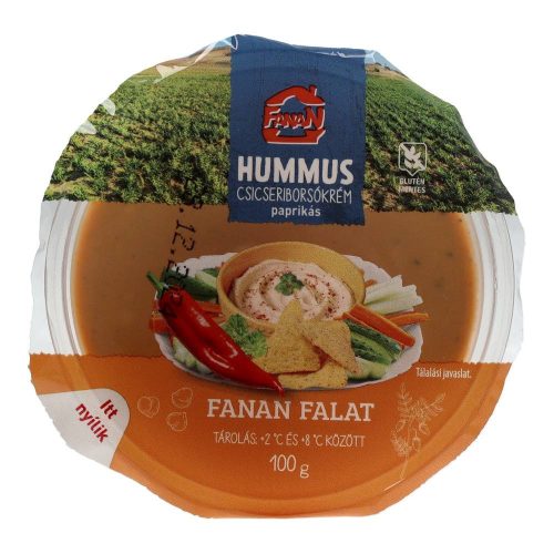 Fanan hummusz sültpaprika 100g 30n