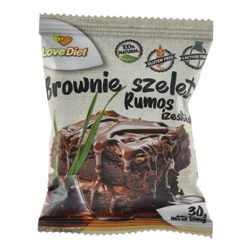 Love diet brownie rum 30g