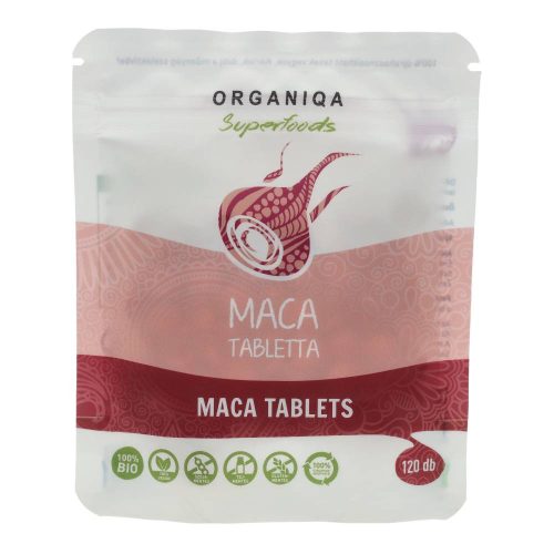 Organiqa bio maca tabletta 120 db