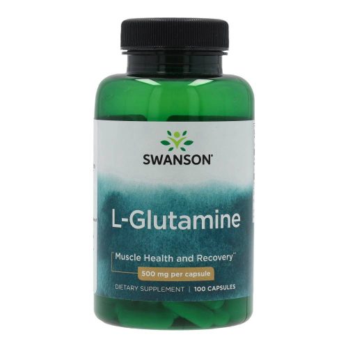 Swanson l-glutamine 500 mg kapszula100 db