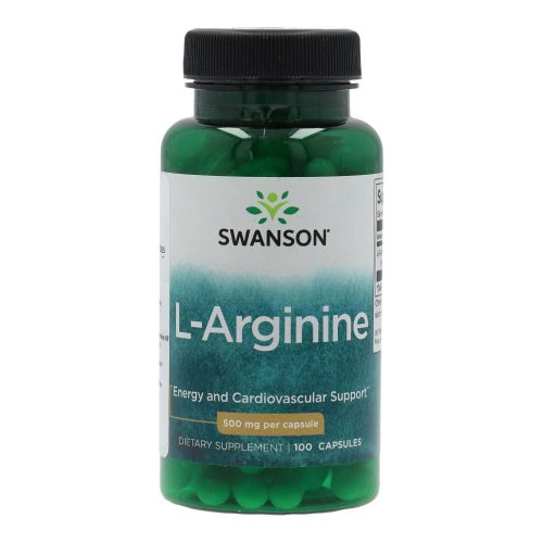 Swanson l-arginine 500 mg kapszula100 db