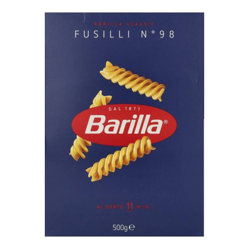 Barilla tészta fusilli n.98 500g