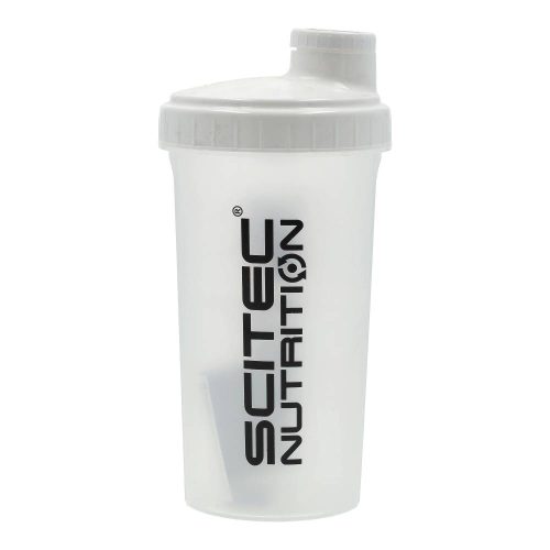 Scitec Nutrition Shaker átlátszó fehér 700 ml