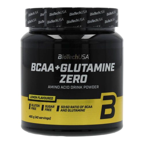 BioTechUSA bcaa+glutamine zero citrom 480g