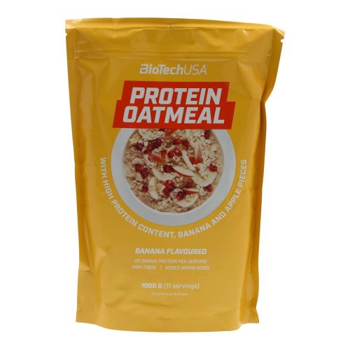 Biotech protein oatmeal banán-alma 1000g