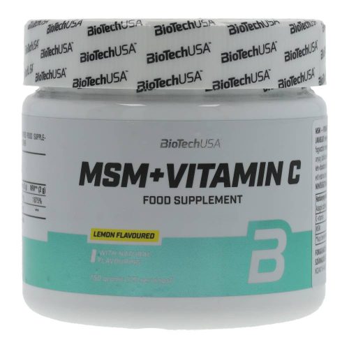 BioTechUSA msm + vitamin c citrom 150 g