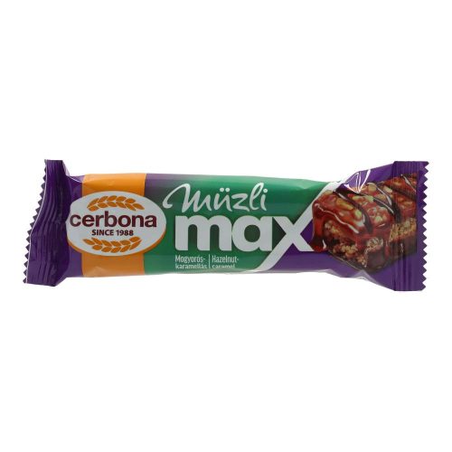 Cerbona müzliszelet max mogyoró-kar. 30g