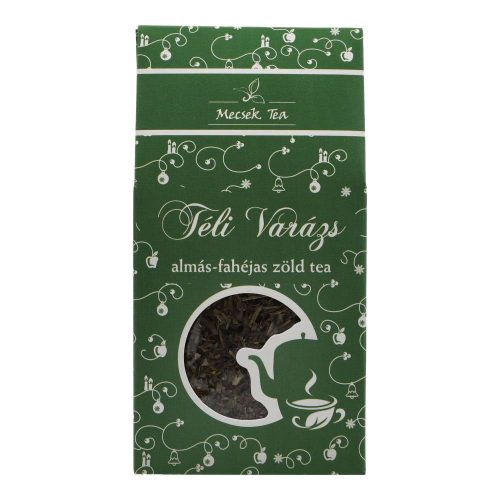 Mecsek tea téli varázs zöld tea alma-fah